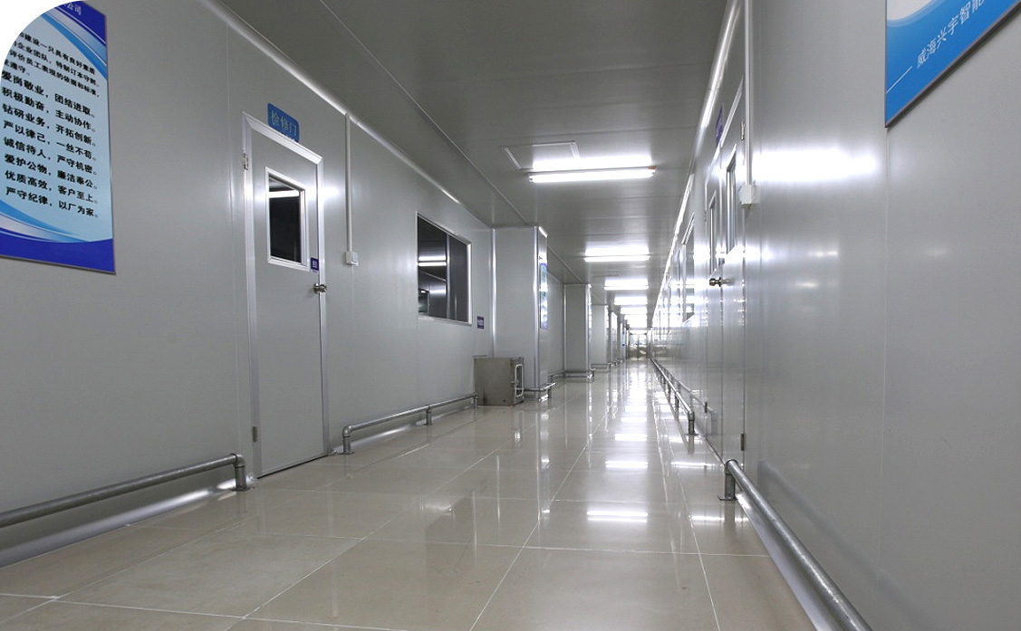 喷涂车间走廊面貌